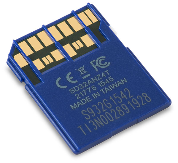 Delkin 1900x UHS-II U3 32GB SDHC Memory Card - back