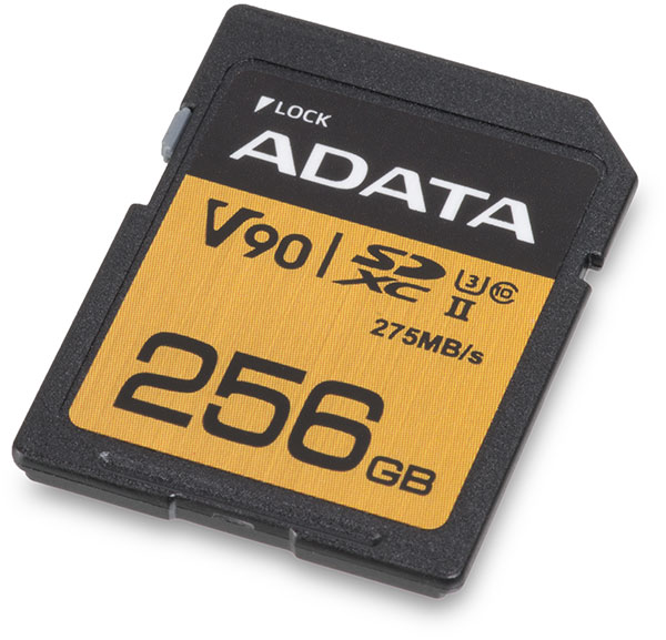 AData Premier One UHS-II V90 256GB SDXC Memory Card
