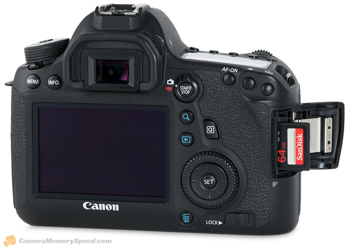 behuizing Numeriek Je zal beter worden Canon 6D Fastest SD Card Write Speed Tests and Memory Card Comparison -  Camera Memory Speed Comparison & Performance tests for SD and CF cards