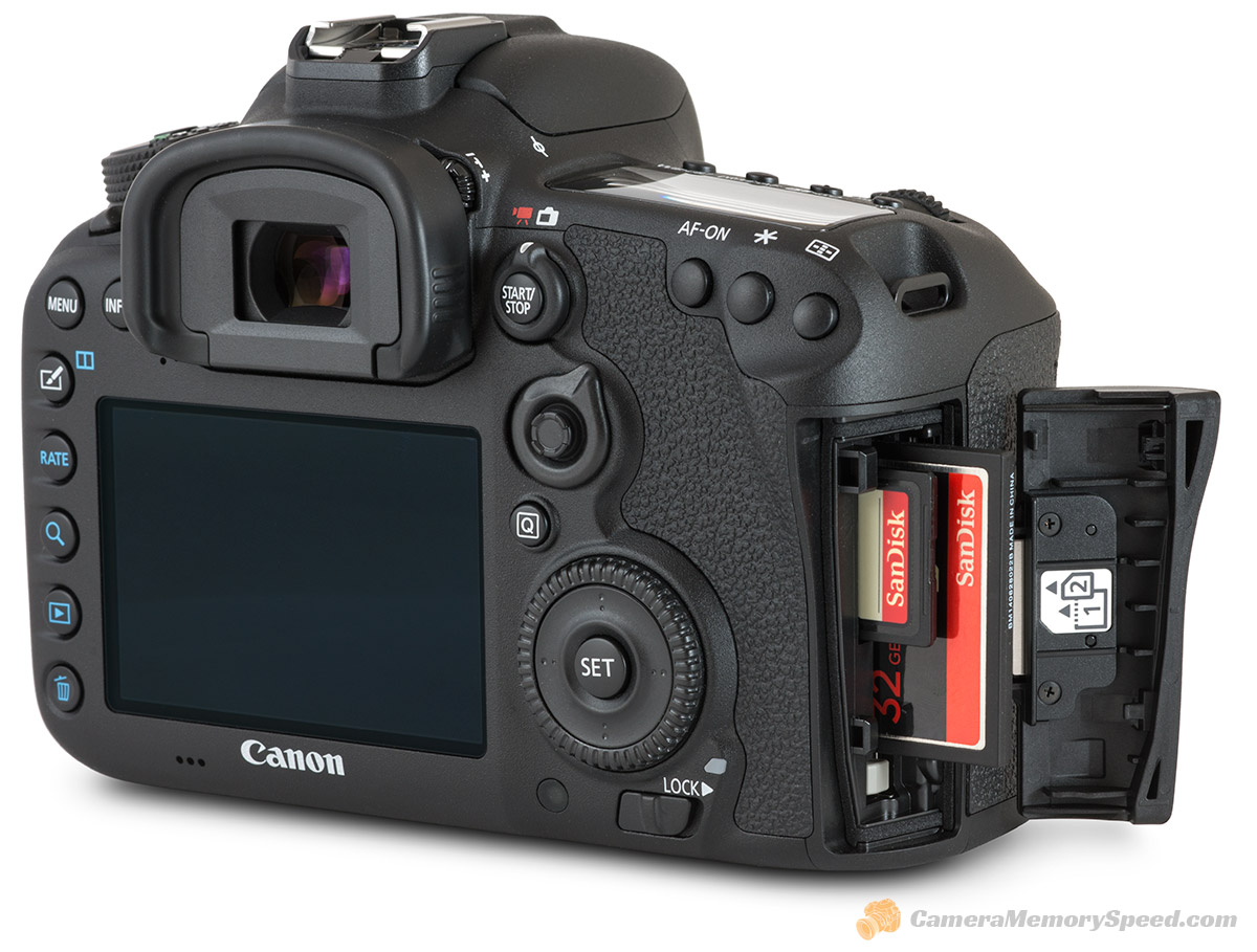 overzee kogel brug Canon 7D Mark II Fastest SD / CF Card Comparison write speed and continuous  shot tests - Camera Memory Speed Comparison & Performance tests for SD and  CF cards