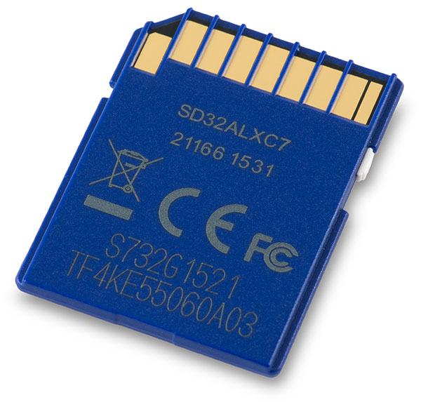 Delkin Elite 633x UHS-I U3 32GB SDHC Memory Card Back