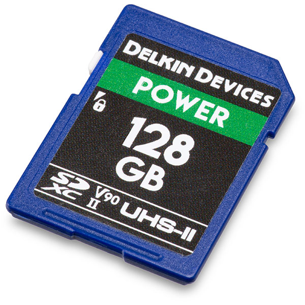 Delkin 256 GB Power 2000X microSDXC UHS-II (V90) 300/250 - Stewarts Photo