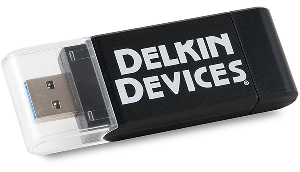 Delkin Devices Travel Reader DDREADER-46 USB 3.0 SD microSD Card Reader