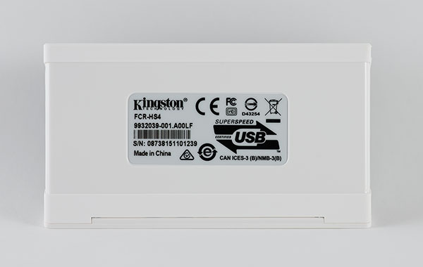 Kingston Memory Card Reader FCR-HS4 Bottom