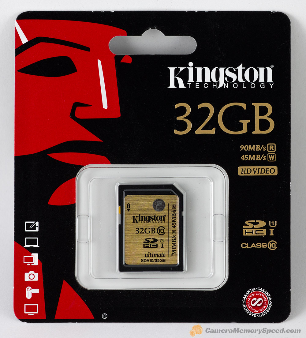 vijandigheid kaart scherm Review: Kingston Ultimate 32GB SDHC Memory Card 90MB/s 45MB/s - Camera  Memory Speed Comparison & Performance tests for SD and CF cards