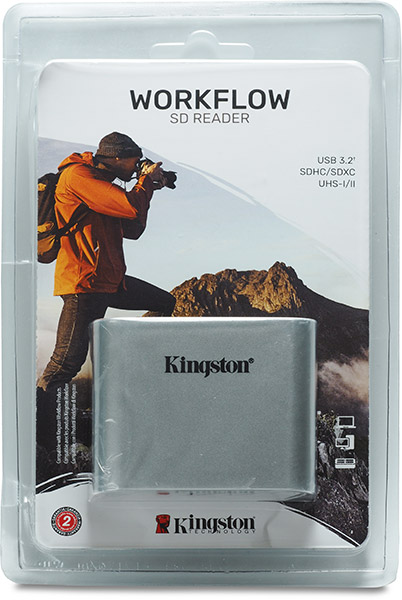 Kingston Workflow SD Reader package
