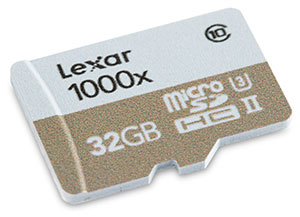 Lexar Professional 1000x UHS-II 32GB U3 microSDHC Memory Card
