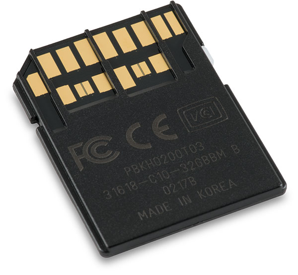 Lexar Professional 1000x UHS-II Rev B 32GB SDHC Memory Card Back