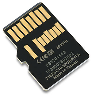 Lexar Professional 1800x UHS-II 32GB microSDHC U3 Memory Card Back
