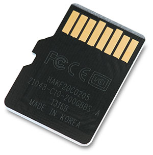 Lexar Professional 633x 200GB UHS-I U1 micro SDXC Memory Card Back