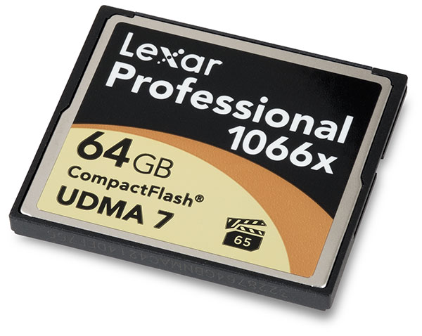 Lexar Professional 1066x 64GB CF Memory Card