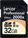 Lexar Professional 2000x UHS-II SD Card