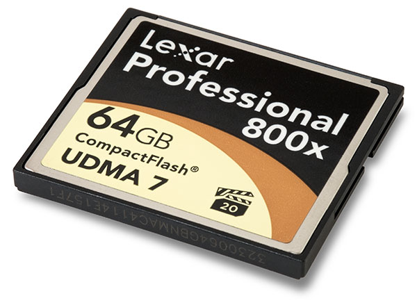 Lexar Professional 800x 64GB CompactFlash Memory Card