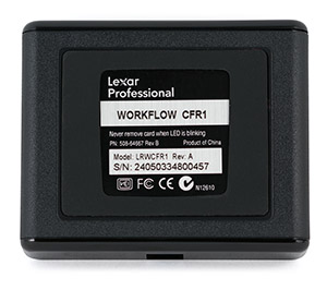 Lexar Professional Workflow CFR1 CompactFlash Card Reader Bottom