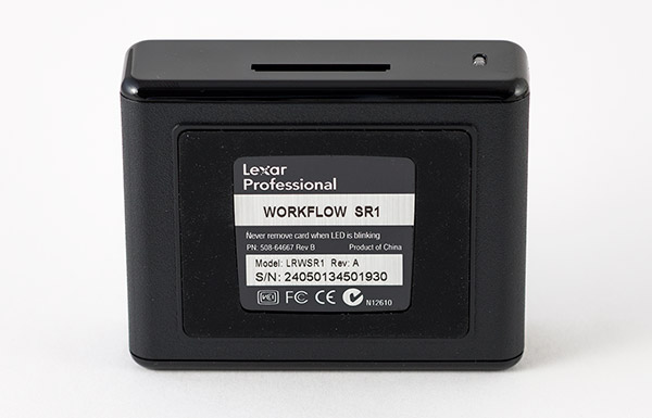 Lexar Professional Workflow SR1 SD Card Reader Bottom