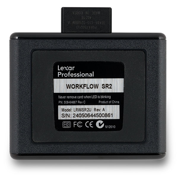 Lexar Professional Workflow SR2 UHS-II SD Card Reader Bottom