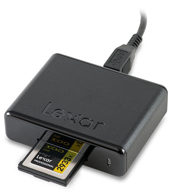 Lexar Professional Workflow XR2 XQD 2.0 Reader with 64GB XQD Card