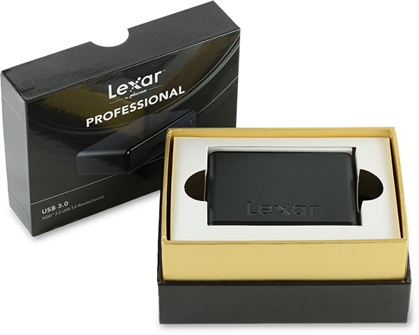 Lexar Professional Workflow XR2 XQD 2.0 Card Reader Box and Packaging