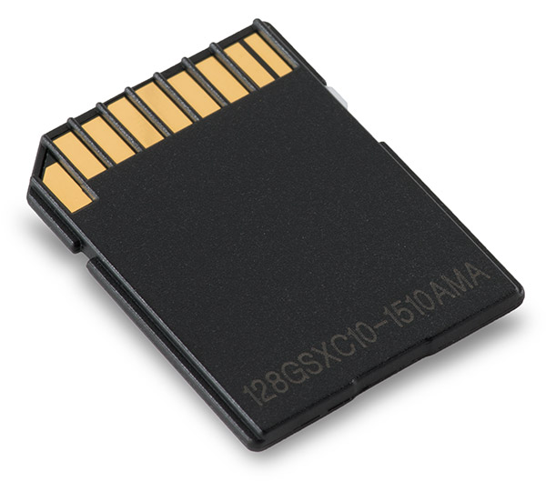 Patriot EP Pro 128GB SDXC Memory Card back