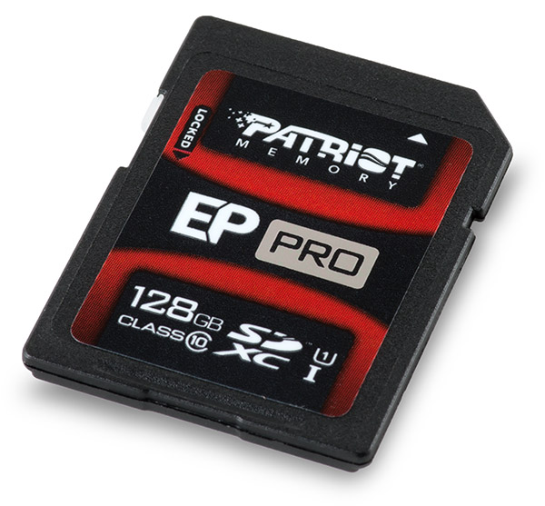 Patriot EP Pro 128GB SDXC Memory Card