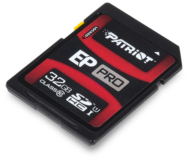 Patriot EP Pro 32GB SDHC Memory Card
