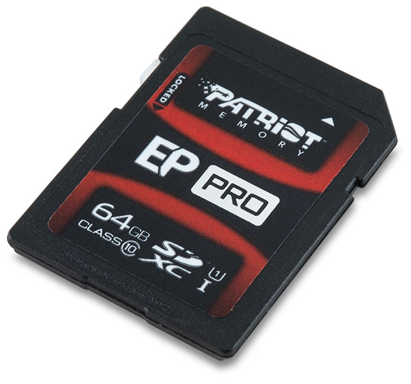 Patriot EP Pro 64GB SDXC Memory Card
