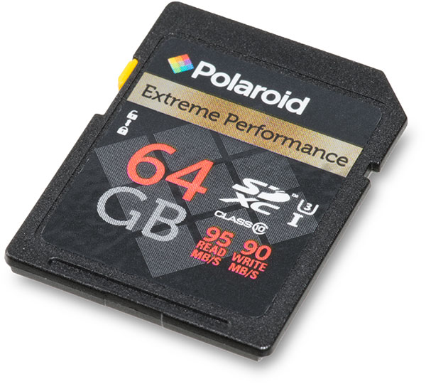 Polaroid Extreme Performance UHS-I U3 64GB SDXC Memory Card