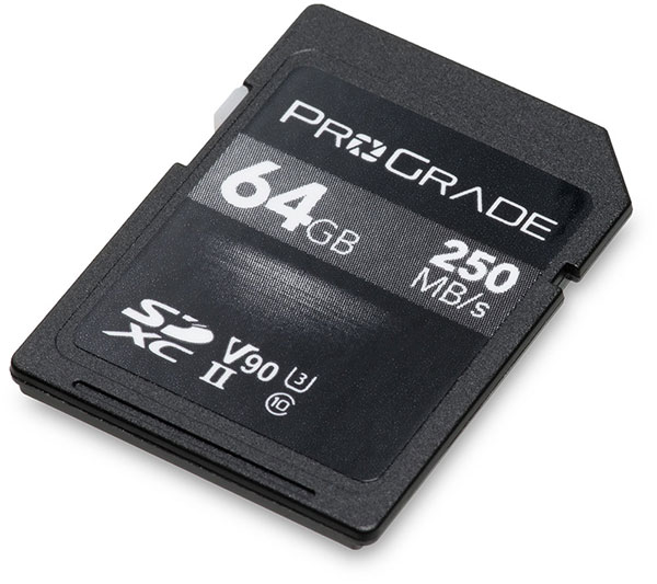 ProGrade 250MB/s UHS-II V90 64GB SDXC Memory Card