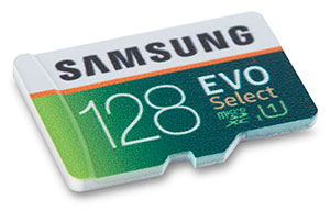 Samsung EVO Select microSDXC 128GB Card
