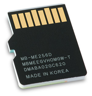 Samsung EVO Select microSDXC 256GB Card back