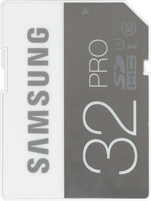 Samsung PRO 32GB SDHC Card