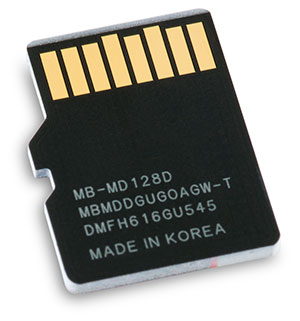 Samsung PRO Plus 128GB microSDXC memory card back