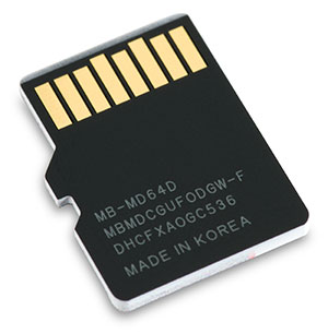Samsung PRO Plus 64GB microSDXC memory card back