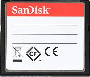 SanDisk Extreme 120MB/s 32GB CF Card Back