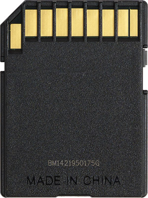SanDisk Extreme 60MB/s SD Card Back
