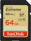 SanDisk Extreme 60MB/s UHS-I U3 SDXC Card