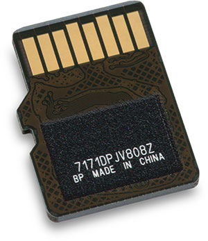 SanDisk Extreme Plus 100 MB/s UHS-I U3 V30 A1 128GB microSDXC Memory Card Back