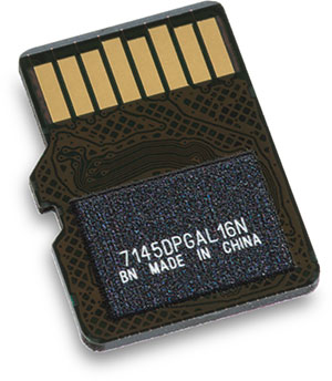 SanDisk Extreme Plus 100 MB/s UHS-I U3 V30 A1 64GB microSDXC Memory Card Back