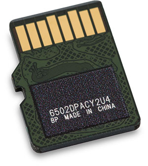 SanDisk Extreme Plus 95/90 MB/s UHS-I U3 V30 128GB microSDXC Memory Card Back