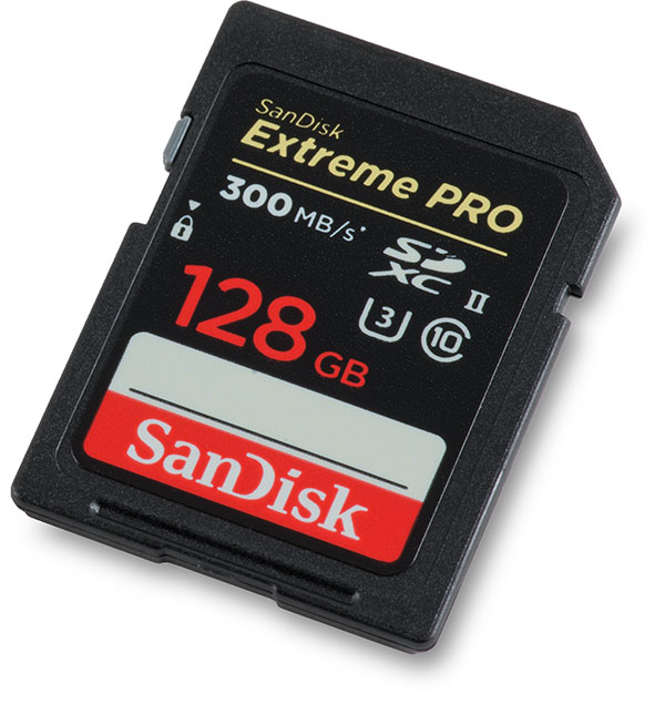 SanDisk Extreme Pro UHS-II 300MB/s 128GB SDXC Card