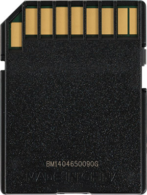 SanDisk Extreme Pro 95MB/s SD Card Back