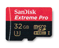 SanDisk Extreme Pro 95MB/s UHS-I U3 MicroSDHC Card