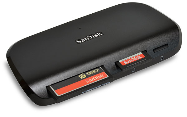 SanDisk ImageMate Pro SDDR-489 with CF and SD cards