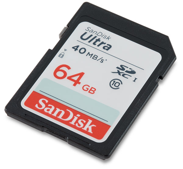SanDisk Ultra 40MB/s UHS-I SD Card 64GB SDXC
