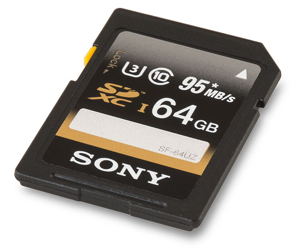 Sony 95 MB/s U3 SDXC 64GB Memory Card