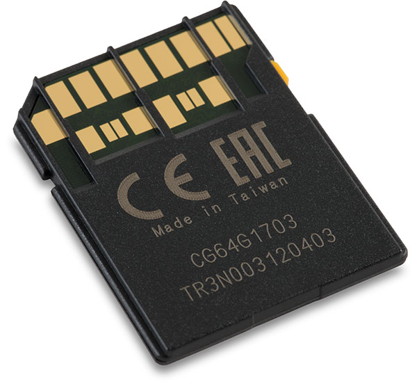 Sony SF-G Series 64GB SDXC UHS-II Memory Card back