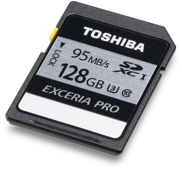 Toshiba Exceria Pro N401 128GB SDXC Memory Card Review 95MB/s read