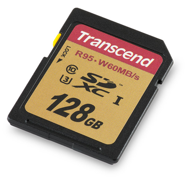Transcend U3 95/60 MB/s 128GB SDXC Memory Card