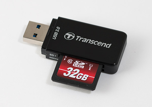 Transcend Memory Card Reader RDF5 with Card