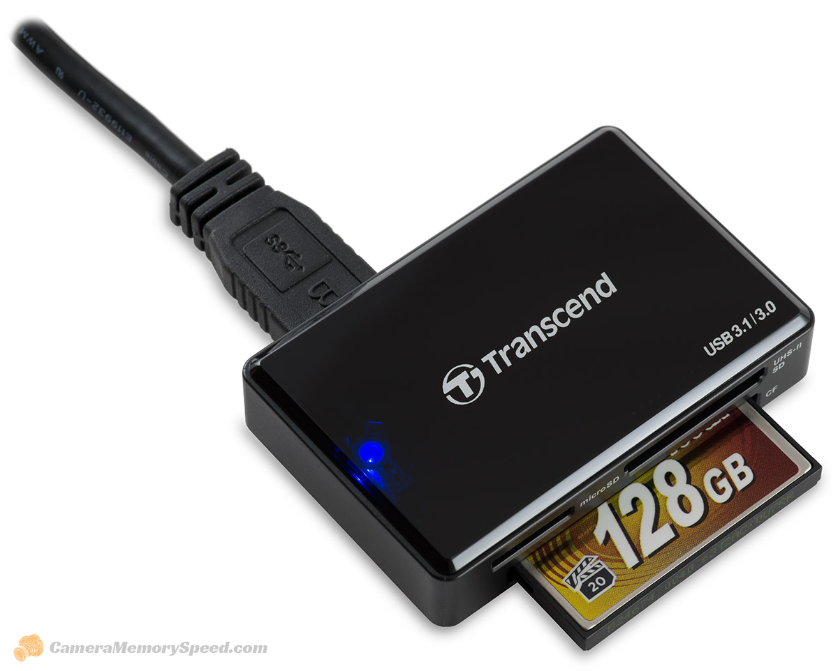Transcend Lecteur Multi-cartes Transcend USB 3.0 RDF8 - Prix pas cher